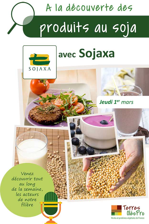le soja présenté par sojaxa